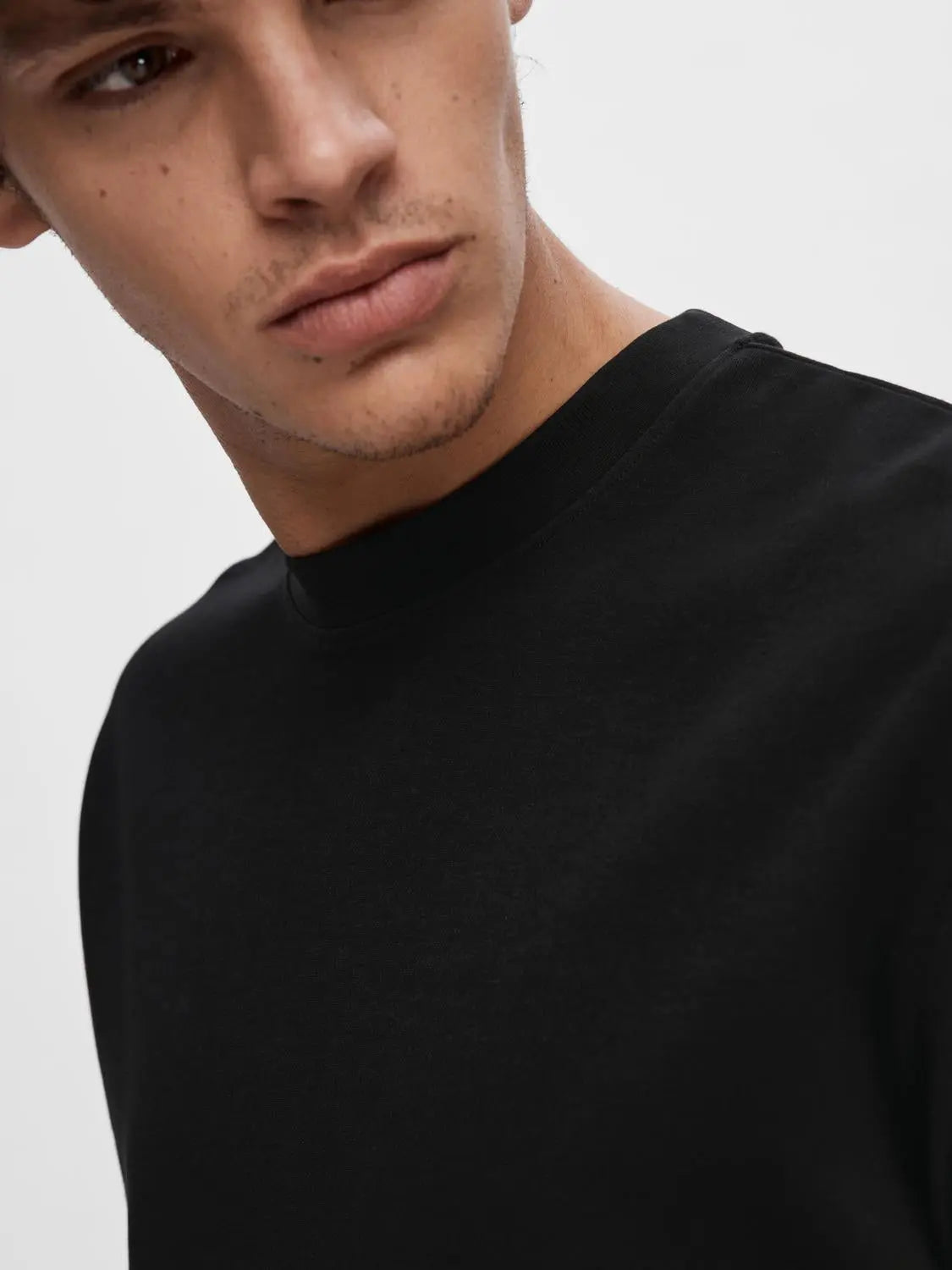 Oscar Loose T-Skjorte - Black Selected Homme