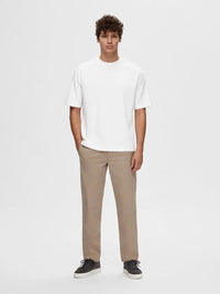 Oscar Loose T-Skjorte - Bright White Selected Homme