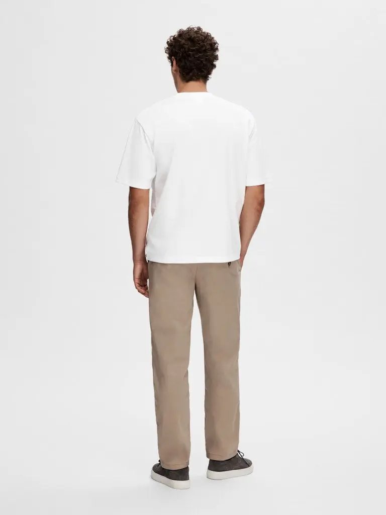 Oscar Loose T-Skjorte - Bright White Selected Homme