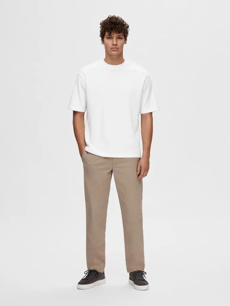 Oscar Loose T-Skjorte - Bright White Selected Homme