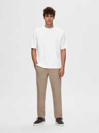Oscar Loose T-Skjorte - Bright White Selected Homme