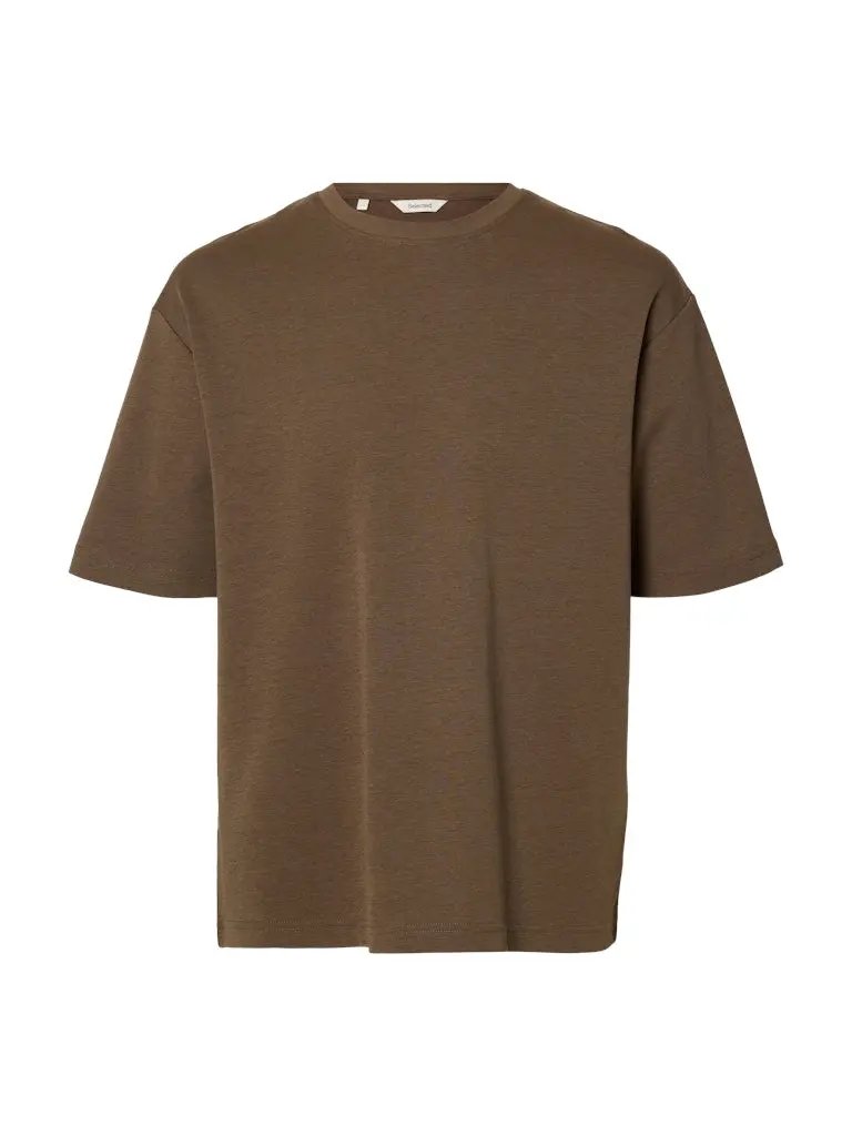 Oscar Loose T-Skjorte - Chocolate Chip Selected Homme