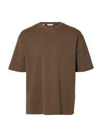 Oscar Loose T-Skjorte - Chocolate Chip Selected Homme