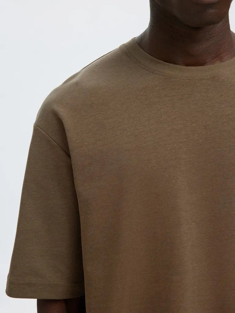 Oscar Loose T-Skjorte - Chocolate Chip Selected Homme