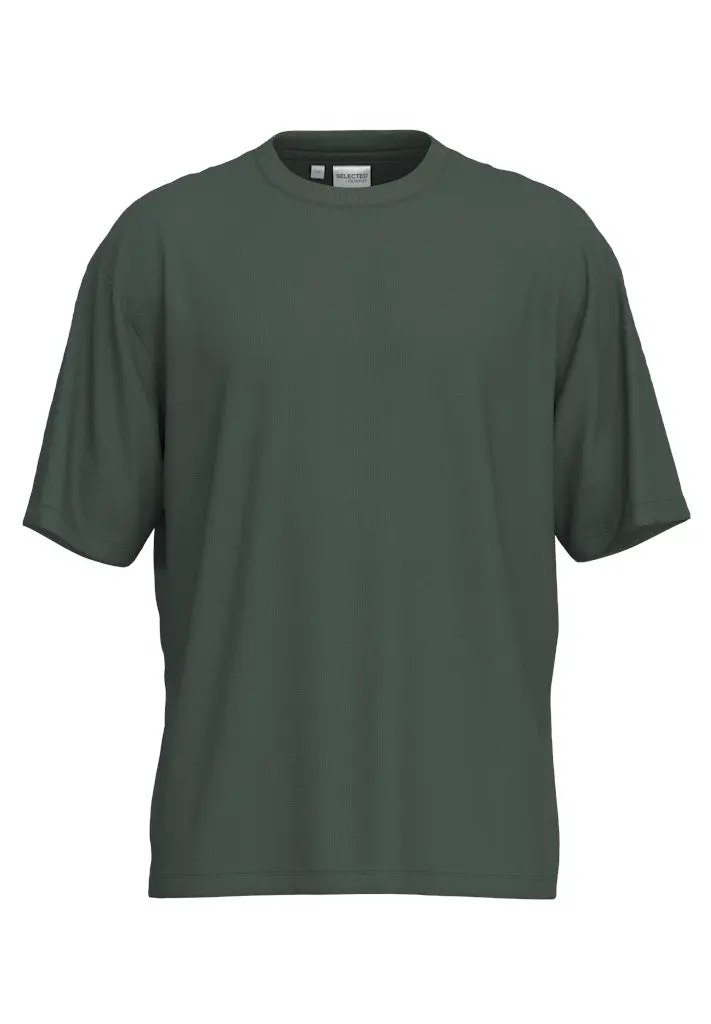 Oscar Loose T-Skjorte - Deep Forest Selected Homme