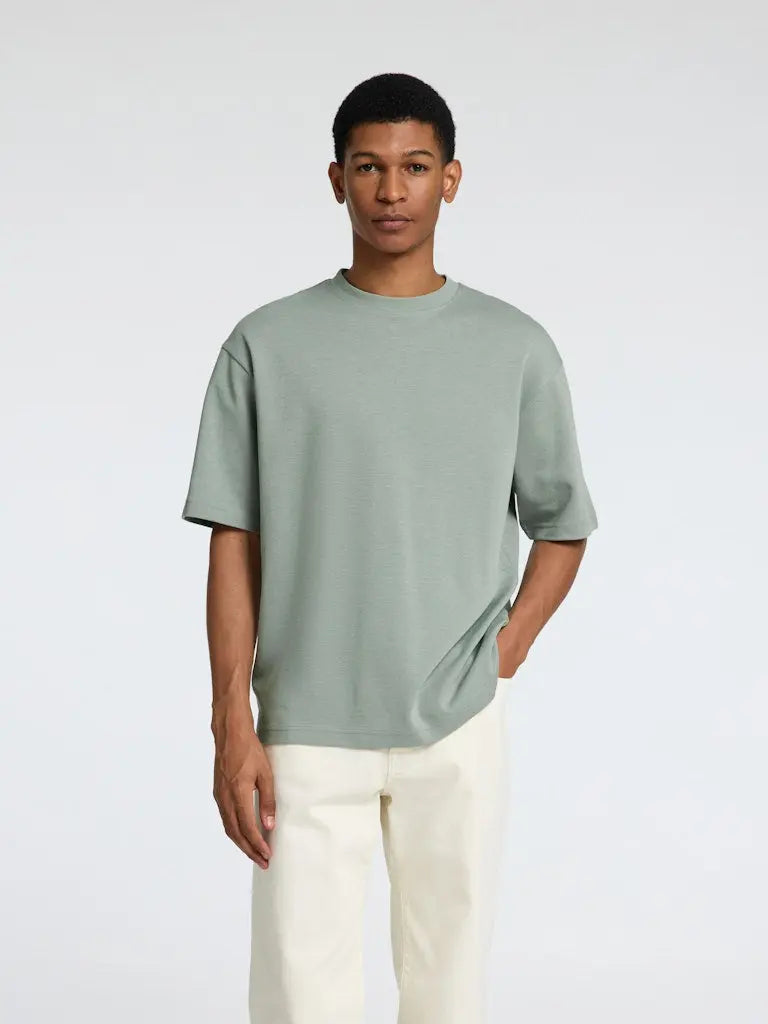 Oscar Loose T-Skjorte - Iceberg Green Selected Homme