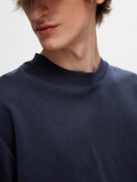 Oscar Loose T-Skjorte - Sky Captain Selected Homme