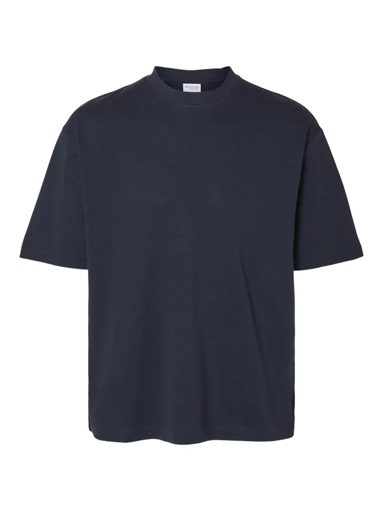 Oscar Loose T-Skjorte - Sky Captain Selected Homme