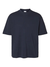 Oscar Loose T-Skjorte - Sky Captain Selected Homme