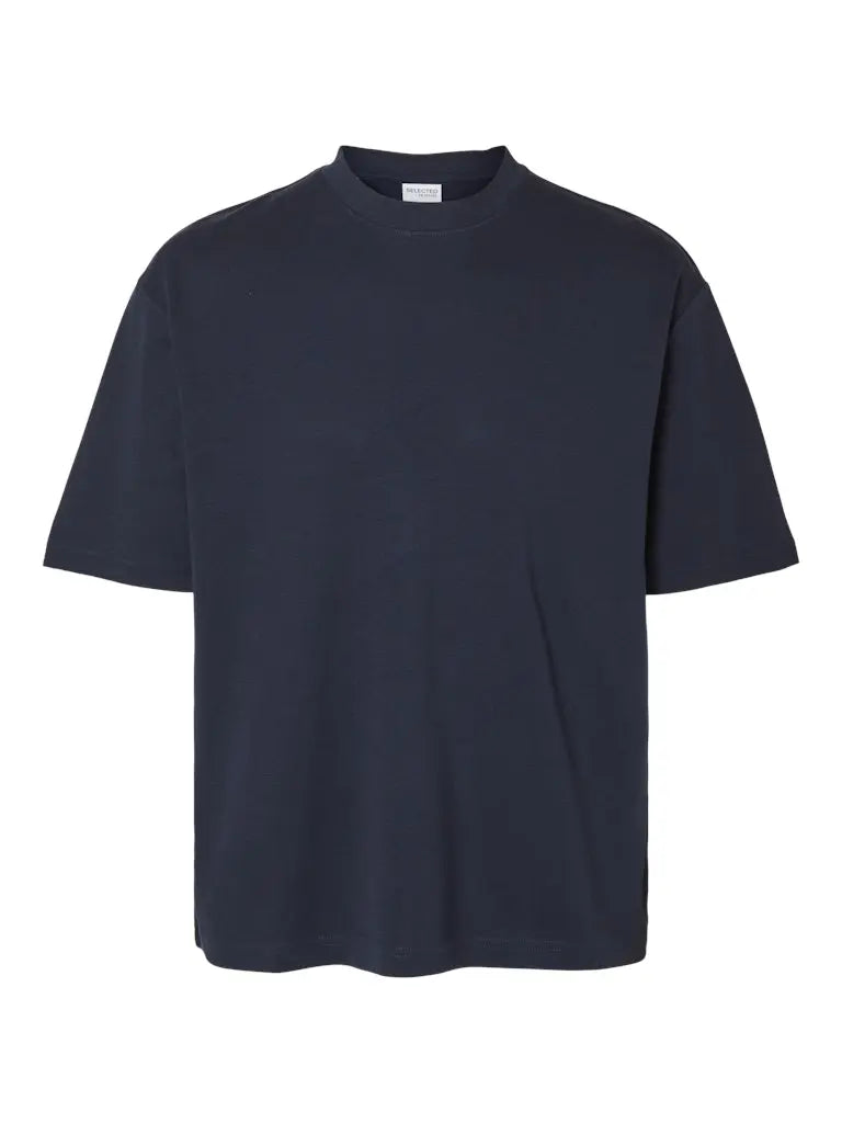 Oscar Loose T-Skjorte - Sky Captain Selected Homme