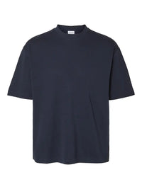 Oscar Loose T-Skjorte - Sky Captain Selected Homme