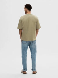 Oscar Loose T-Skjorte - Vetiver Selected Homme