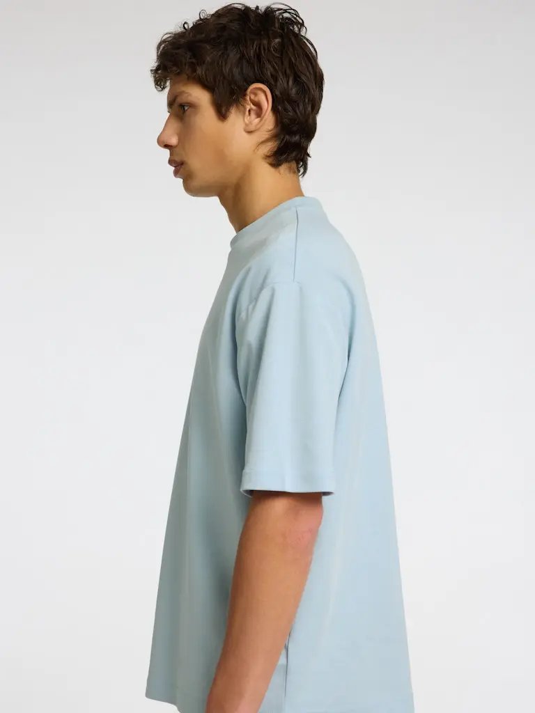 Oscar Loose T-Skjorte - Winter Sky Selected Homme