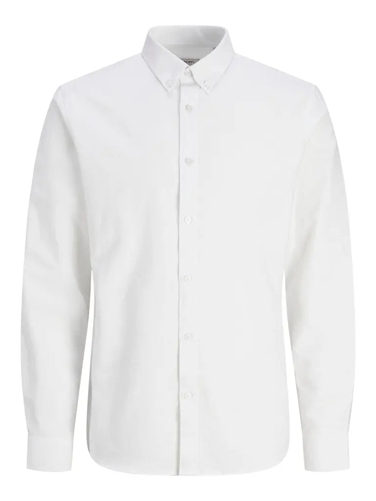 Oscar Oxford Skjorte - White JJ Rebel