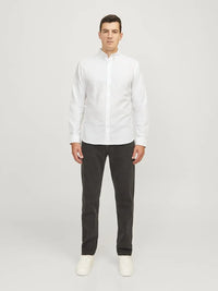 Oscar Oxford Skjorte - White JJ Rebel