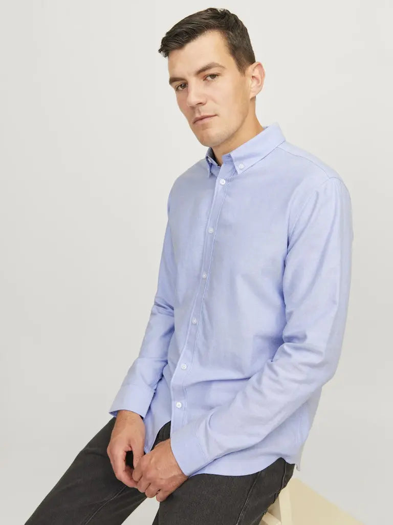 Oscar Oxfordskjorte - Cashmere Blue JJ Rebel