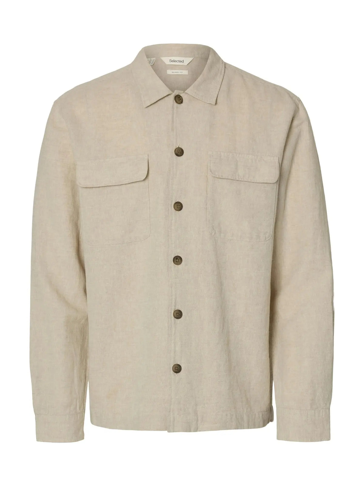 Otto Leroy Lin Overshirt - Pure Cashmere Selected Homme
