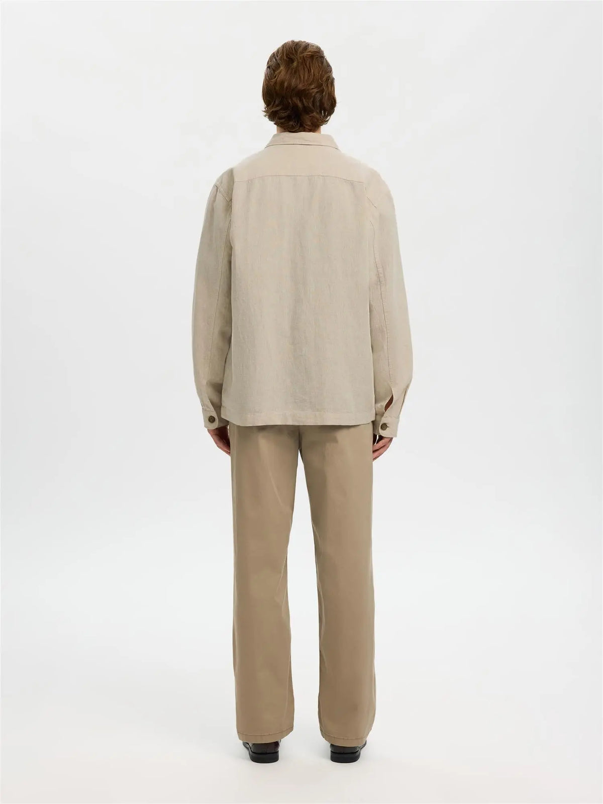Otto Leroy Lin Overshirt - Pure Cashmere Selected Homme