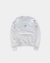 Oversized Crewneck Logo Genser - Cloudy Grey Bareen