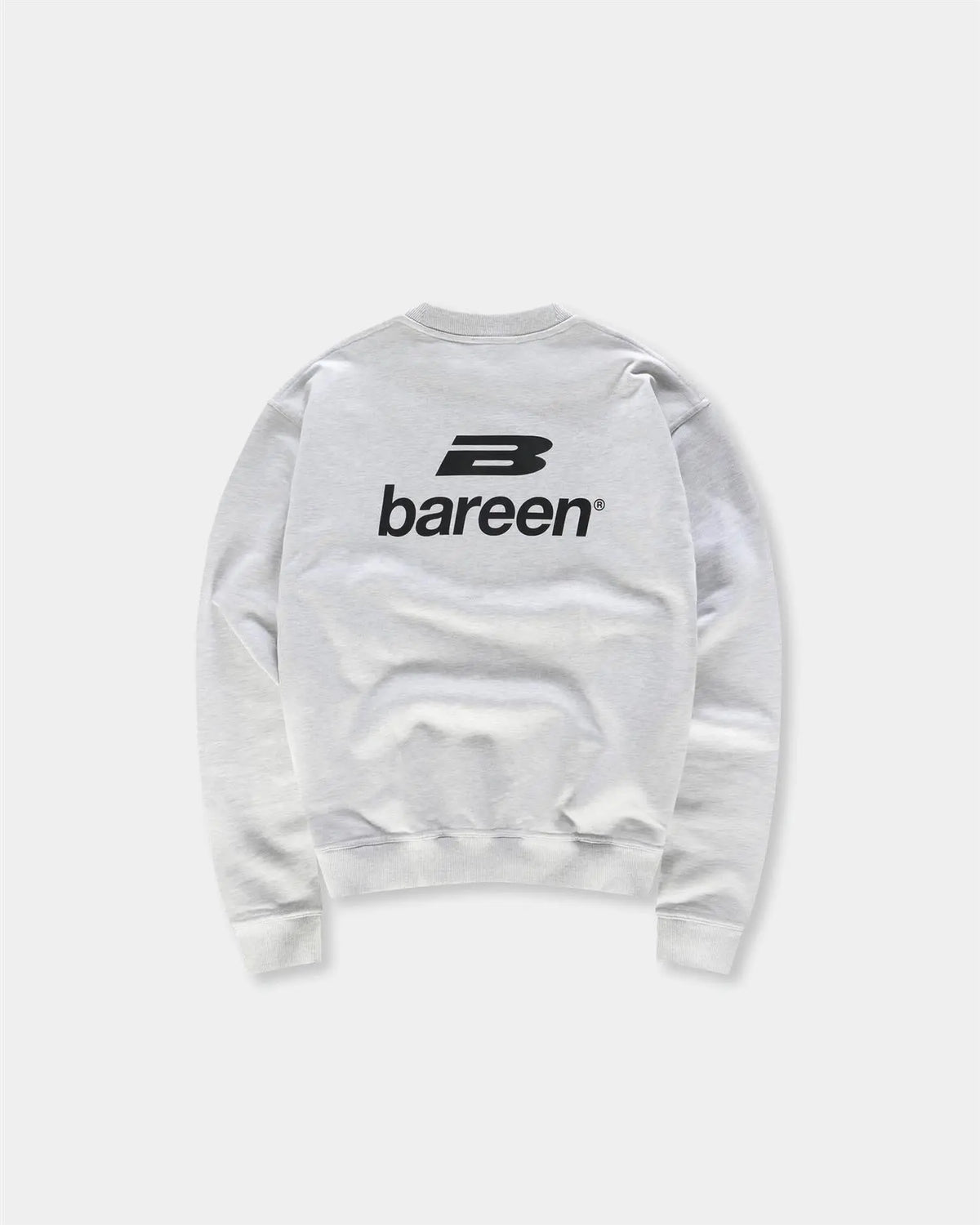 Oversized Crewneck Logo Genser - Cloudy Grey Bareen