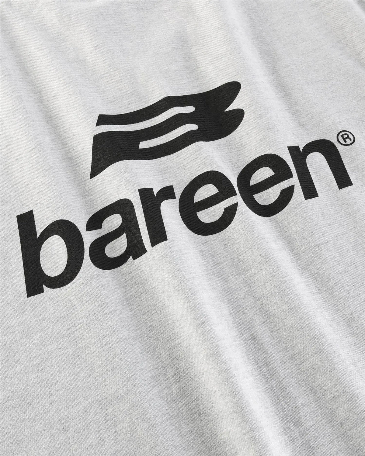 Oversized Crewneck Logo Genser - Cloudy Grey Bareen