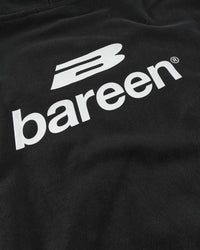 Oversized Logo Hoodie - Black Bareen