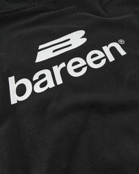 Oversized Logo Hoodie - Black Bareen