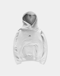 Oversized Logo Hoodie - Cloudy Grey Bareen