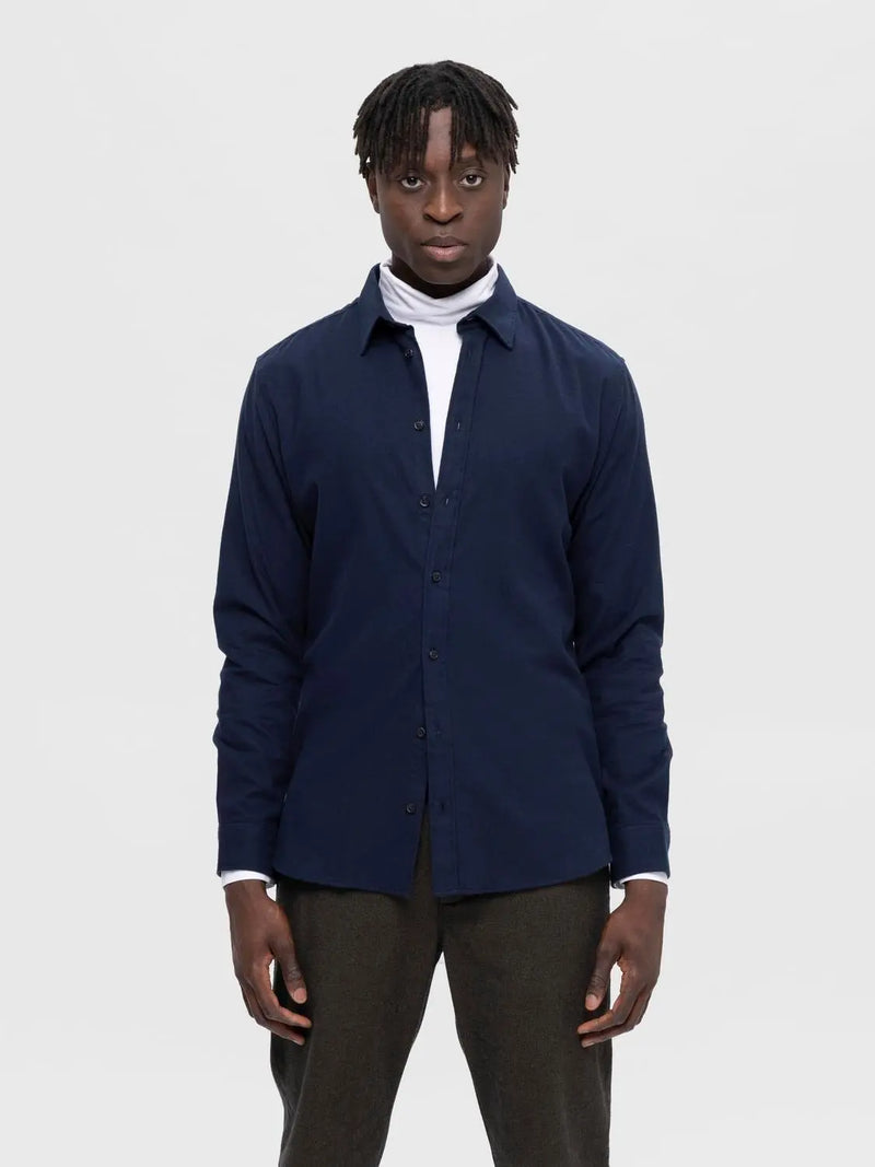 Owen Flanellskjorte - Dark Sapphire Selected Homme