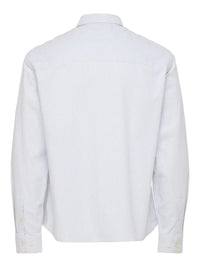 Oxford Skjorte Stretch - Cashmere Blue Stripes Only & Sons