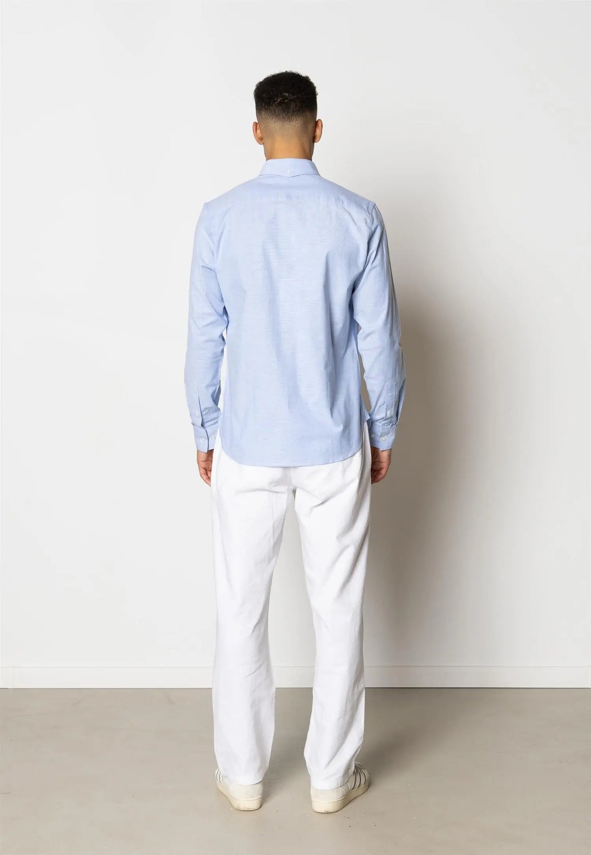 Oxford Stretch Skjorte - Light Blue Clean Cut Copenhagen