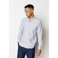 Oxford Stretch Skjorte Stripe - Navy Stripe Clean Cut Copenhagen