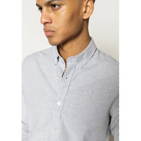 Oxford Stretch Skjorte Stripe - Navy Stripe Clean Cut Copenhagen