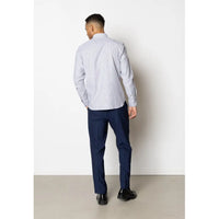 Oxford Stretch Skjorte Stripe - Navy Stripe Clean Cut Copenhagen