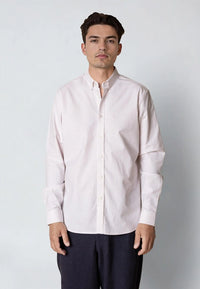 Oxford Stretch Skjorte Stripe - Violet Ice Stripe Clean Cut Copenhagen