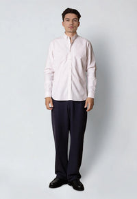 Oxford Stretch Skjorte Stripe - Violet Ice Stripe Clean Cut Copenhagen