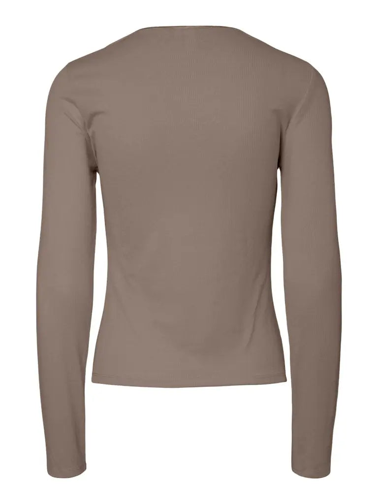 Paloma Langermet Topp - Taupe Grey Y.A.S