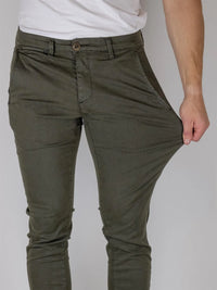 Paul Basic+ Flex Chino Slim K3280 - Army Gabba