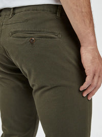 Paul Basic+ Flex Chino Slim K3280 - Army Gabba