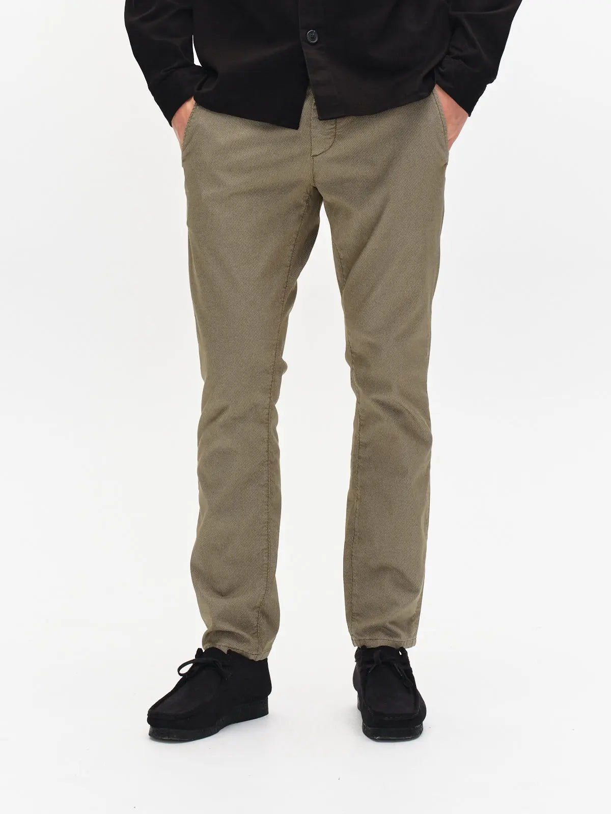 Paul Flex Chinos Slim K3280 - Olive Green Gabba