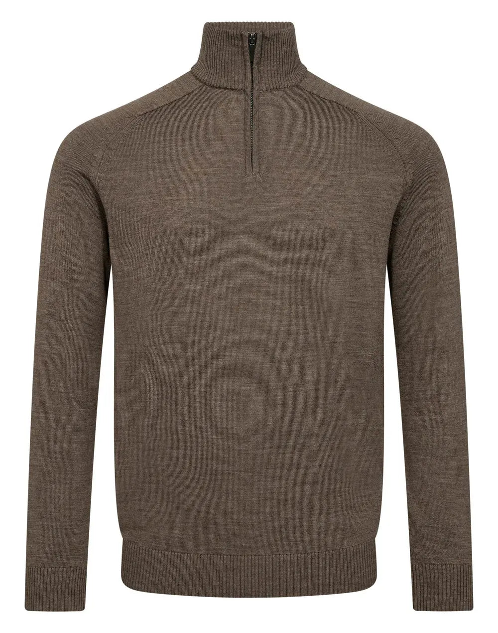 Pelle Merino Ullgenser Half Zip - Brown Bruun & Stengade