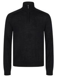 Pelle Ullgenser Half Zip - Black Bruun & Stengade