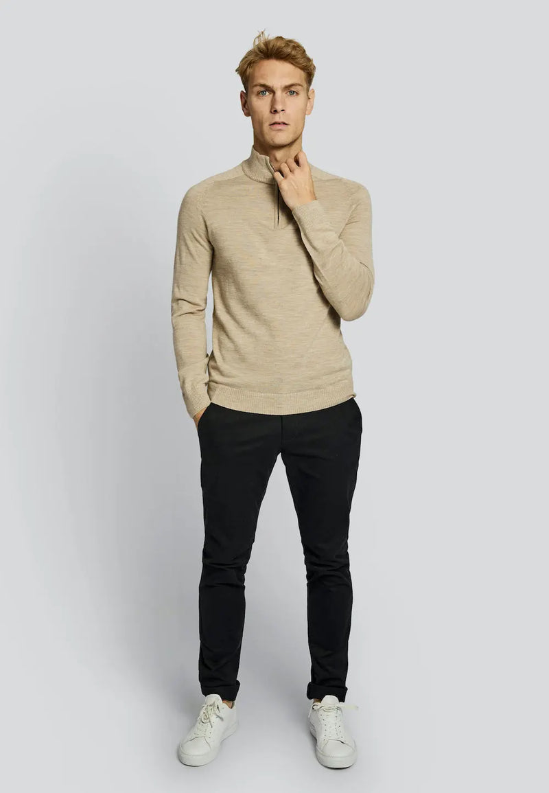 Pelle Ullgenser Half Zip - Sand Bruun & Stengade