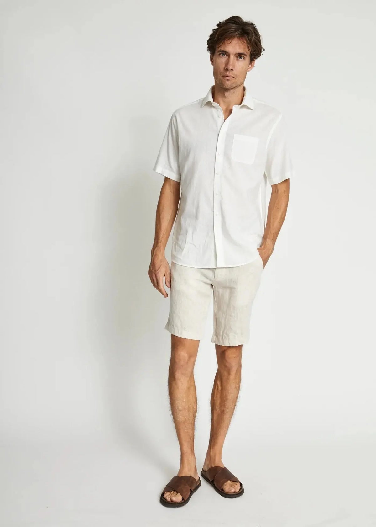 Peppon Linshorts - Sand Bruun & Stengade