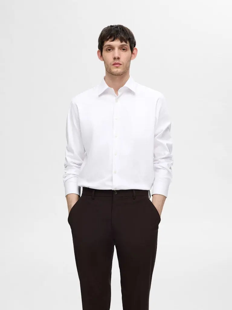 Performance Shirt Slim - Bright White Selected Homme