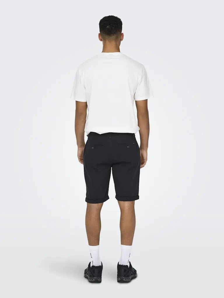 Peter Chinos Shorts 0013 - Dark Navy Only & Sons