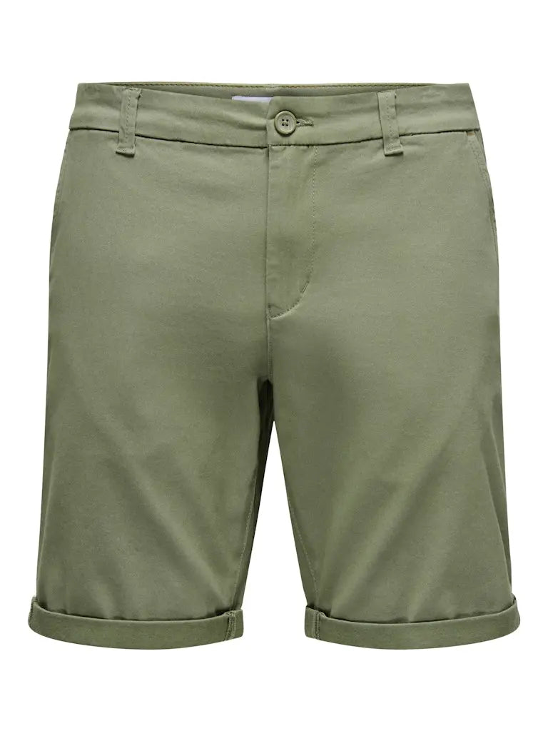Peter Chinos Shorts 0013 - Deep Lichen Green Only & Sons