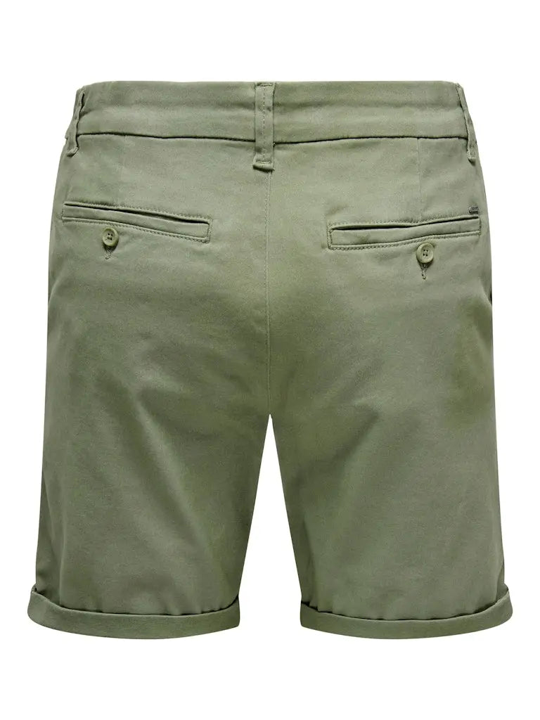 Peter Chinos Shorts 0013 - Deep Lichen Green Only & Sons