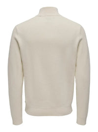 Phil Genser Half Zip - Antique White Only & Sons