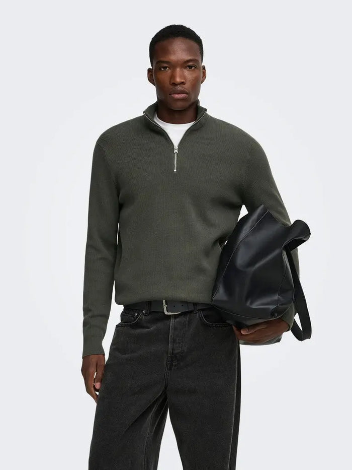 Phil Genser Half Zip - Beluga Only & Sons